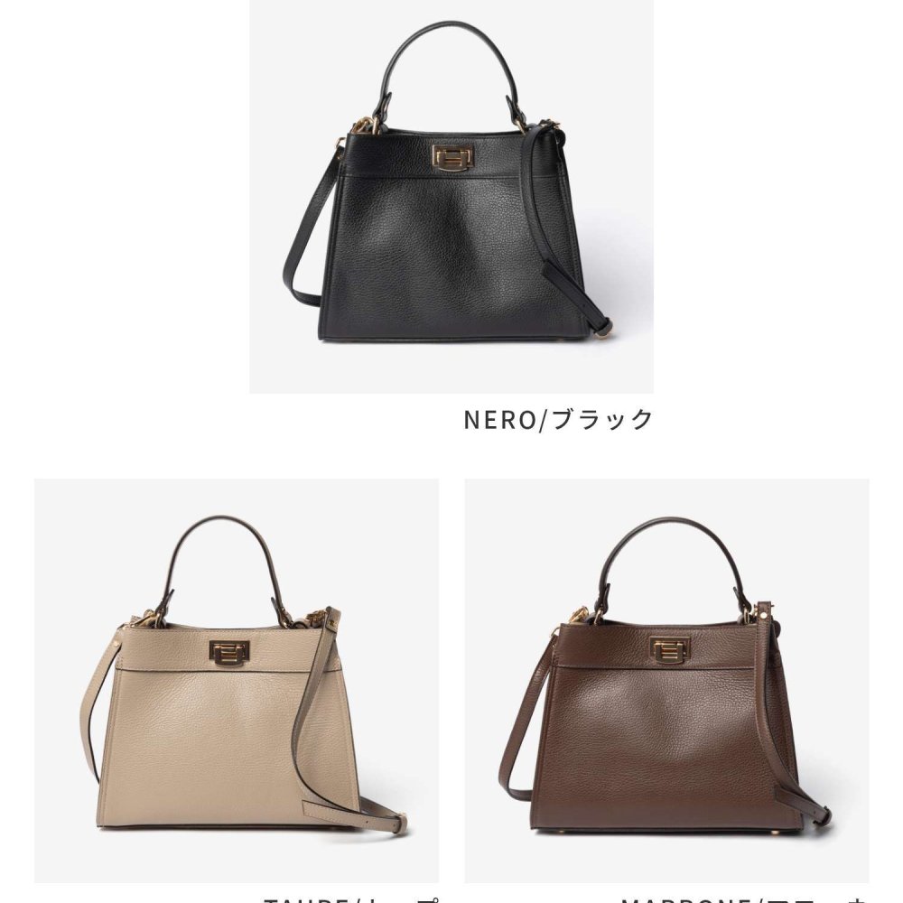 ジャンニノターロ GIANNI NOTARO Carol J. キャロルジェイ Leather Shoulder bag 418 レザーショルダーバッグ 418 ハンドバッグ レディース バッグ