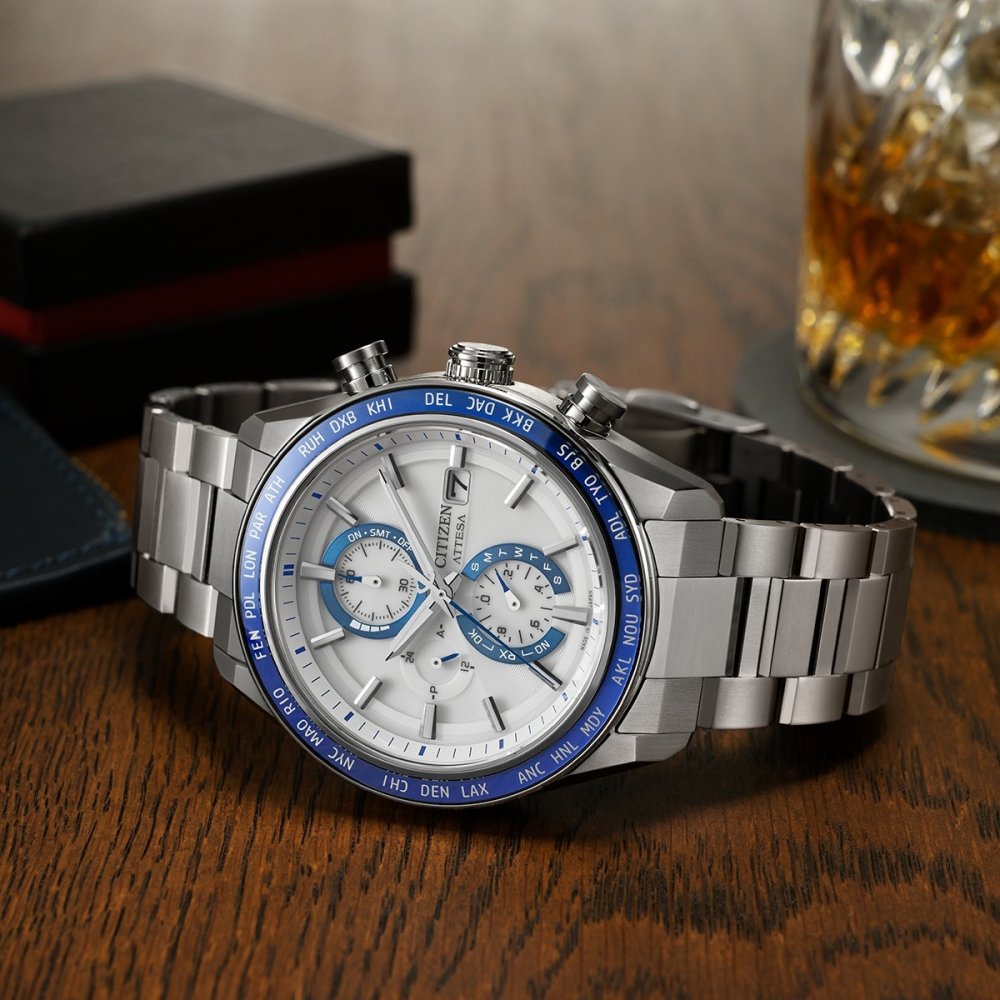 シチズン アテッサ CITIZEN ATTESA エコドライブ 電波時計 腕時計 メンズ AT8296-53A ダイレクトフライト ACT Line【2026 新作】