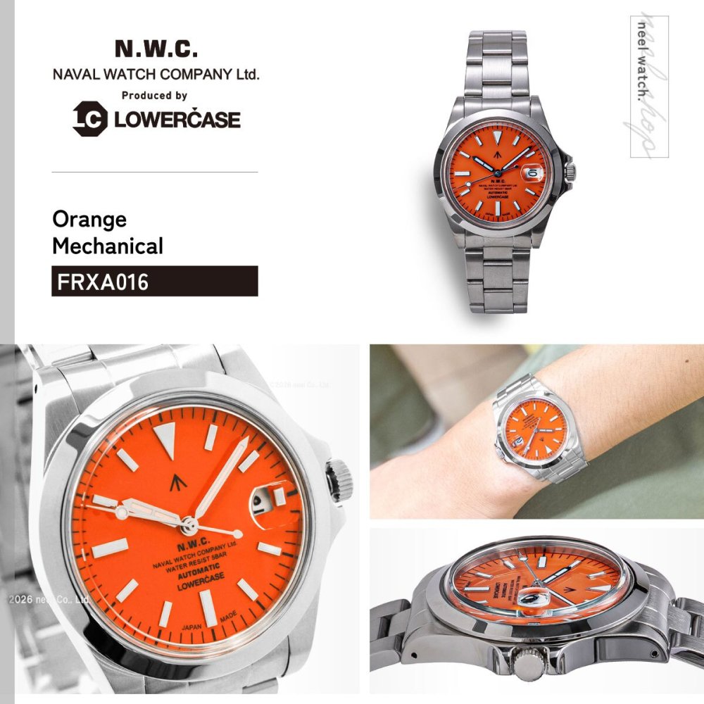 ナバルウォッチ NAVAL WATCH Produced By LOWERCASE ローワーケース FRXA016 腕時計 メンズ 自動巻き