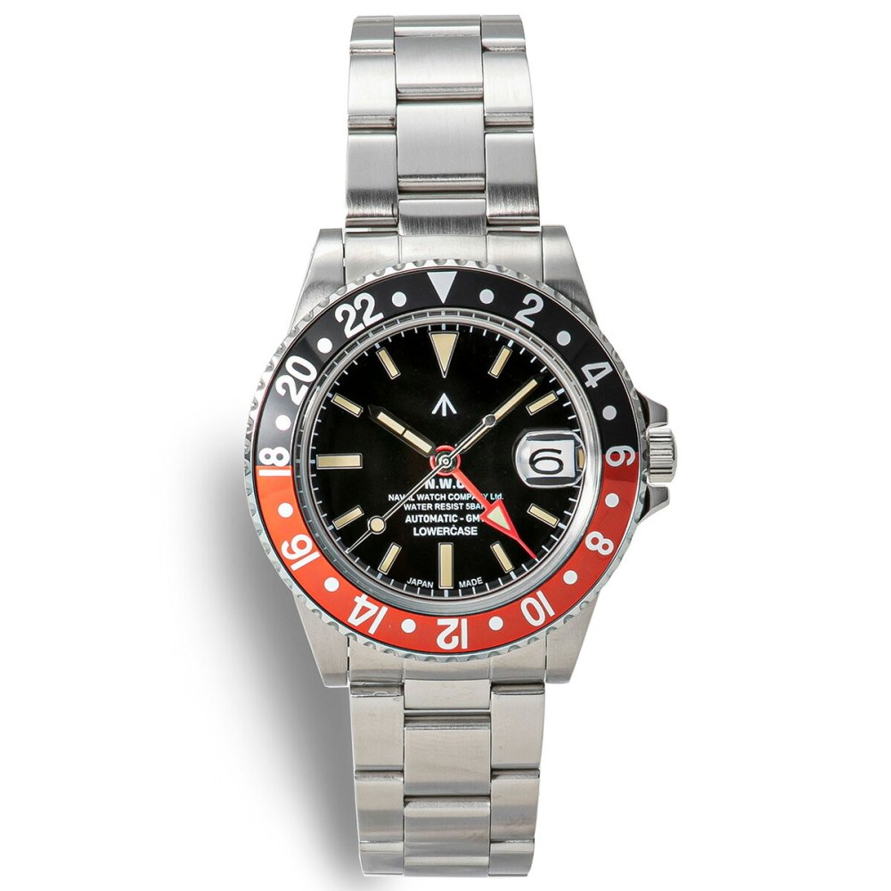ナバルウォッチ NAVAL WATCH Produced By LOWERCASE ローワーケース FRXD004 腕時計 メンズ 自動巻き GMT