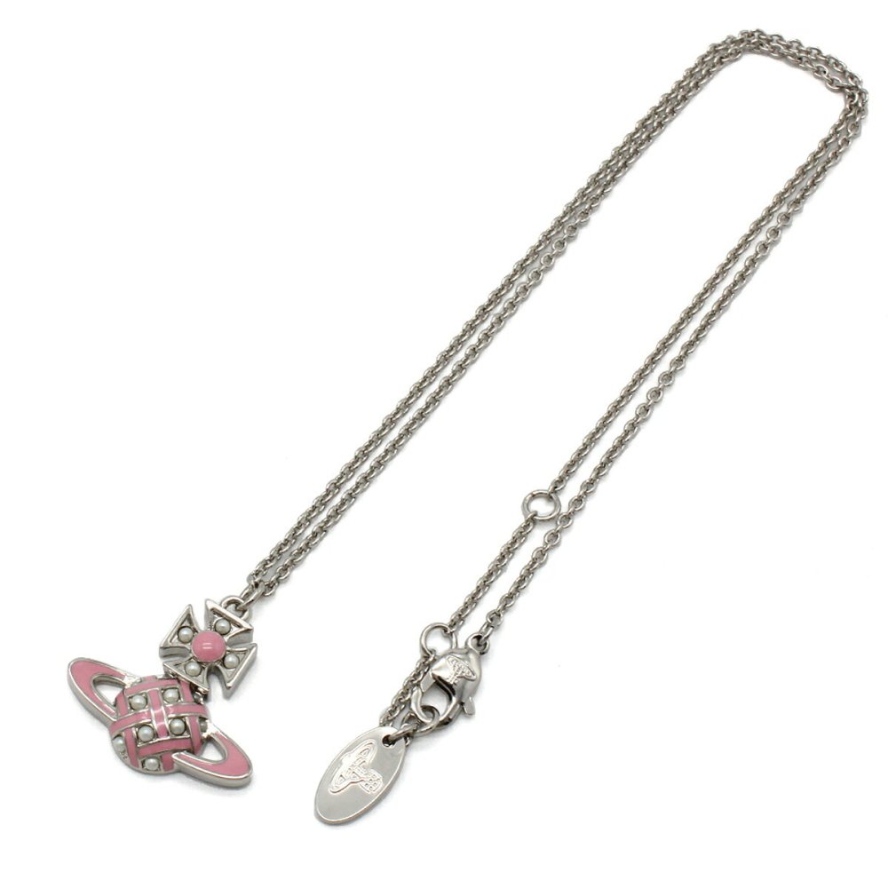 ヴィヴィアンウエストウッド Vivienne Westwood ネックレス ペンダント 630203E2-02P476 CASSIE BAS RELIEF PENDANT アクセサリー レディース プラチナム 海外正規品