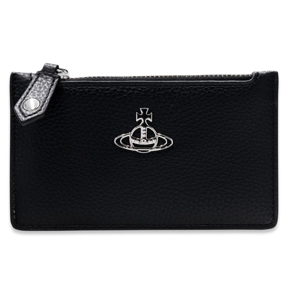 ヴィヴィアンウエストウッド 財布 フラグメントケース メンズ レディース Vivienne Westwood 51110039 S000D PF N403 ブラック RE-VEGAN カードケース コインケース 小銭入れ オーブ ロゴ 薄型 ミニ財布