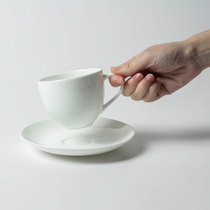 アメリカンコーヒーカップ＆ソーサー 〈1890Y-AB07〉 柳宗理 ボーンチャイナシリーズ NIKKO 洋食器 碗皿 r8d 電子レンジ対応 食洗機対応