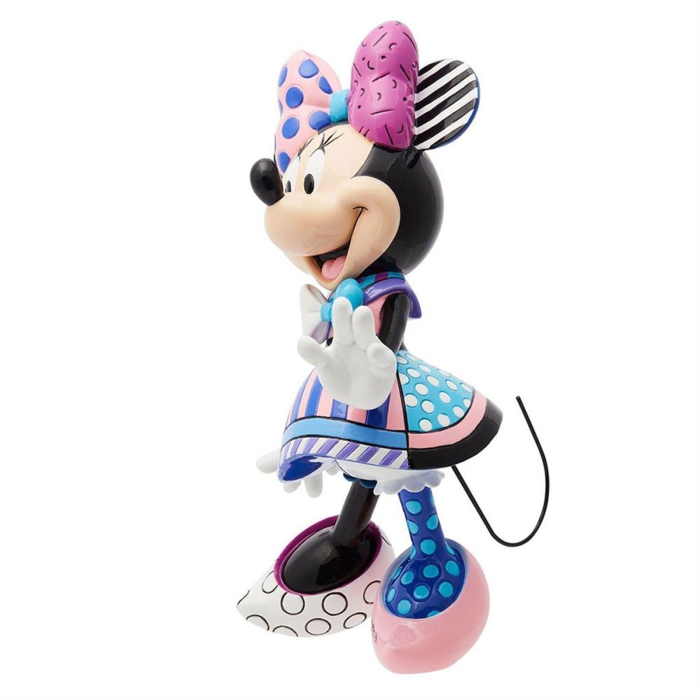 ミニー ウィズ ピンクリボン 22.5cm | ロメロ・ブリット Romero Britto デザイン アート 正規輸入品