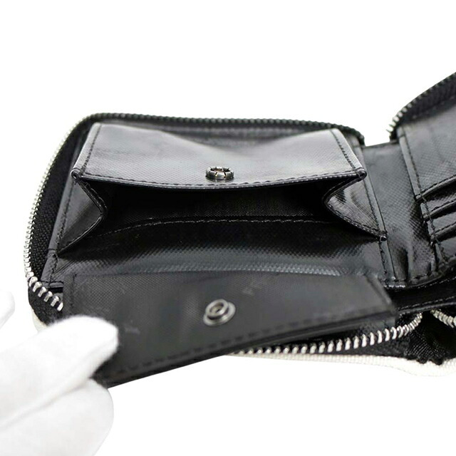 フレッドペリー FRED PERRY Classic Zip Around Wallet ラウンドファスナー財布 二つ折り財布 二折財布 l1195-d57 ユニセックス Black Ecru