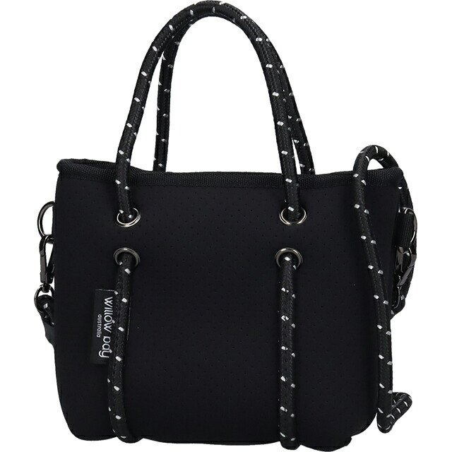 ウィローベイ ショルダーバッグ レディース ブランド WILLOWBAY ブティックタイニー マザーズバッグ  2WAY BLACK