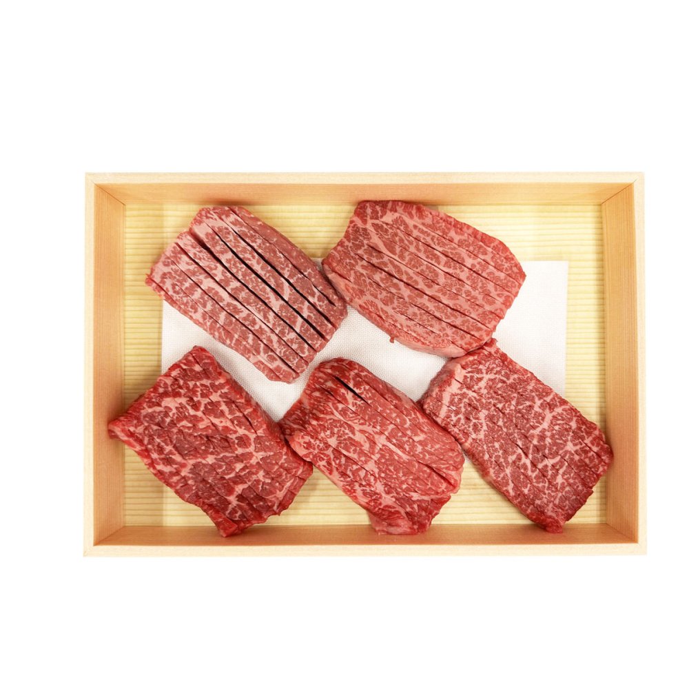 黒毛和牛 モモ肉 スリット ミニステーキ ギフト 5枚入 牛肉 冷凍 ステーキ肉 スリット入り