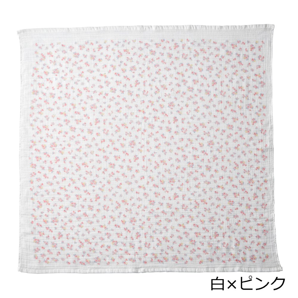 ミキハウスホットビスケッツ  ガーゼバスタオル&ラトルセット＜BOX付き＞ギフトラッピング　出産祝い　誕生日　お祝い　入園祝い　キッズ服　ベビー服
