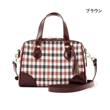 【無料ラッピング】 ジル バイ ジルスチュアート JILL by JILLSTUART ボストンバッグ ショルダーバッグ チェックミニボストンバッグ 2way レディースブランド 正規品 新品 ギフト プレゼント 人気 おすすめ 誕生日 記念日 クリスマス 送料無料 jbj522398