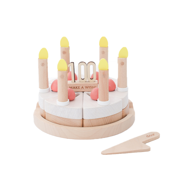 dou? Make a wish | ケーキ ろうそく おもちゃ 玩具 知育 木製 木のおもちゃ おままごと ごっこ遊び お店屋さん ケーキ屋さん パズル ナンバーピック