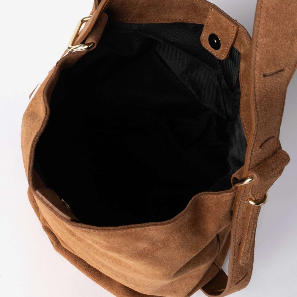 【正規品】 オウレンティ AULENTTI SHOULDER BAG ショルダーバッグ EL-L823-SCDO スエード レディース バッグ