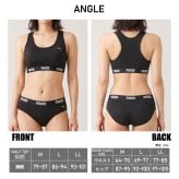【選べる 単品/上下セット】PUMA プーマ スポーツブラ パンツ レディース 下着 ストレッチ カップ付きインナー ノンワイヤー スポーツブランド ブラジャー ショーツ ハーフトップ 肌着 小学生 中学生 高校生 女子 上下セット 2026ss karlas