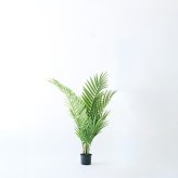 観葉植物 造花 アレカヤシ BROWN 全高約120cm 中型 コンパクト フェイクグリーン 高級 本物そっくり リアル おしゃれ インテリア 人工観葉植物 アーティフィシャルグリーン 南国 リゾート オフィス 店舗 開店祝い 室内 リビング 寝室 玄関 風水 ヤシの木