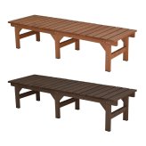 ウッドデッキ ユニット縁台ベンチ hiyori ひより 174×55 単品 ウッドデッキ 簡単組立 縁側 DIY 木製 天然木 庭 ベランダ マンション おしゃれ ガーデン 屋外 家具 ブラウン ダークブラウン アウトドアリビング ベンチ 木製縁台 小型