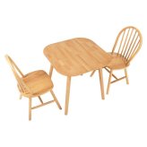 ダイニング３点セット　Ａタイプ　ダイニング　３点セット　ダイニングテーブルセット　ウィンザーチェア　２人用ダイニング　幅７５ｃｍ