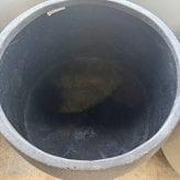 鉢カバー おしゃれ 大型 15号 11号 M S サイズ 植木鉢 KONTON コントン ループス イグニアス 丸型 ラウンド ファイバーストーン 軽量 室内 屋内 高級 北欧 モダン ナチュラル 観葉植物用 サボテン 多肉植物 特大 玄関 プランター 底穴なし オフホワイト チャコール