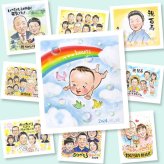 出産 贈り物 似顔絵 ギフト 名入れ プレゼント 手描き 出産 ベビー お祝い 誕生 新生児 両親 家族 赤ちゃん 夫婦 修正無料 名入れ 下書き確認 サプライズ かわいい 宝物 親孝行 赤ちゃん 思い出 ベビー 誕生 贈答品 大量注文 感謝 披露宴 ホワイトデー 記念日 ブライダルギフト ウェディングギフト オリジナル 闘病中の方への励まし 節目 喜寿祝い