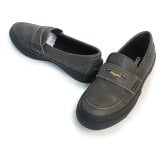 コンバース CONVERSE スニーカー メンズ レディース ローカット レザー オールスター コインローファー ワックスドレザー ビンテージブラック 31319361
