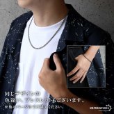 チタン 幅4mm 喜平ネックレス ゴールド メンズ 細身 チェーン アクセサリー シンプル 首飾り 金色 ベーシック カジュアル きれいめ 大人 スタイリッシュ 単品使い 重ね着け コーディネート 定番デザイン 金属アレルギー対応