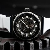 【正規品】MINBER ミンバー メンズ腕時計 自動巻き 3気圧防水 JC5002G-01 ホワイト ラバーベルト