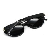 サンローラン Saint Laurent サングラス アジアンフィット UVカット アイウェア キャットアイ フォックス SL M148/F-001 メンズ レディース ユニセックス ブラック 国内正規品