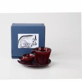 漆ブラウン　しずる冷酒器揃 磁器 美濃焼 やきものの里から、暮らしを贈ります。　ギフト 食器 セット テーブルウェア