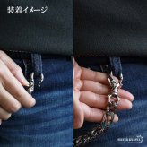 ステンレス 重厚 ウォレットチェーン メンズ 財布 クロス 喜平チェーン シルバー 十字架 316L ごつめ 唐草 スカル 2クリップ ショート 短め ガーディアンベル 鐘 ズボン アメカジ 財布紐 盗難防止 紛失防止 男性