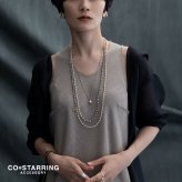【CO＊STARRING コ・スターリング】2way ツートーンのチャームネックレス (26-7-011-LNE)レディース アクセサリー おしゃれ カジュアル ナチュラル 大人 上品 金属アレルギー対応 おしゃれ 人気 母の日 60代 50代 40代 30代