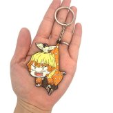 鬼滅の刃 善逸 我妻善逸つままれキーホルダー キーリング