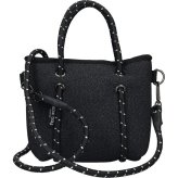 ウィローベイ ショルダーバッグ レディース ブランド WILLOWBAY ブティックタイニー マザーズバッグ  2WAY BLACK DENIM