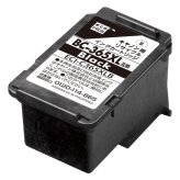 【推奨品】エコリカ ECI-C365XLB CANON BC-365XL 互換リサイクルインクカートリッジ 大容量 残量表示機能付 ブラック