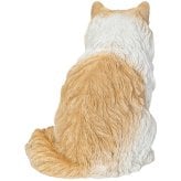 猫 置物 リアルでかわいい おしゃれ 大きい ペルシャ猫クリーム 大 ネコ 高さ31cm woobia ウービア ガーデン インテリア オブジェ 可愛い プレゼント 北欧 玄関 雑貨 動物 モダン 面白い 庭 ギフト 屋外 家 玄関先 ガーデンオーナメント