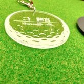 ネームタグ ネームプレート ゴルフ 名入れ キーホルダー コンペ 記念品 プレゼント ギフト 名札