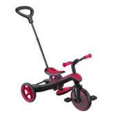 誕生日プレゼント GLOBBER グロッバー エクスプローラー トライク 3in1 三輪車 手押し棒付き トレーニングバイク キックバイク 二輪 変形 工具不要 自転車デビュー前 おでかけ 18カ月 1歳半 2歳 3歳 4歳 5歳 体重20kgまで レッド 男の子 女の子 お祝い ギフト