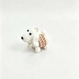 犬チャーム 毛糸 ハンドメイド風 ぬいぐるみ キーホルダー ミニわんこ バッグ飾り かわいい アクセサリー 小物 誕生日 記念日 プレゼント ギフト