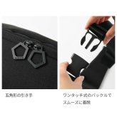 【正規販売】MILESTO ミレスト Hutte ヒュッテ MLS979 ボディバッグ ショルダーバッグ ウエストバッグ ウエストポーチ 旅行バッグ 軽量 旅行 海外旅行 ブラック グレー サコッシュ ギフト プレゼント メンズ レディース ブランド グッドデザイン賞 スポーティ 誕生日