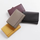 牛革 キーケース ウォレット 小銭入れ ブランド mieno Diva 紙幣 財布 スマートキー コンパクト マルチケース メンズ 本革 レザー 革 車 バイク プレゼント【ネコポスで送料無料】【名入れ 可能】 5F (07000395-mens-1r)