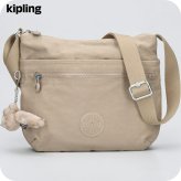 キプリング ショルダーバッグ レディース ブランド Kipling アルト ロゴ ワンポイント 無地 K19911-4PW Soft Taupe
