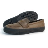 コンバース CONVERSE スニーカー メンズ レディース ローカット レザー オールスター コインローファー ワックスドレザー ダークブラウン 31319360