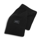 コーチ COACH WOVEN PATCH KNIT SCARF マフラー co100427-001 ブラック BLACK
