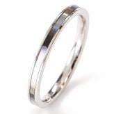 Rve〈レーヴ〉夢をまとうシェルリング｜刻印可能｜ブラック サージカルステンレス 金属アレルギー対応 結婚記念日 夫婦ペア 無料ラッピング ジーラブ 女性ギフト 【sk-16】 ジーラブ