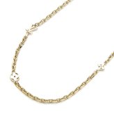 ルイヴィトン ネックレス メンズ レディース チェーン LV ユアーズ M02740 ゴールド 54cm チェーンネックレス ユニセックス LVロゴ モノグラム メタル LOUIS VUITTON ルイ・ヴィトン チャーム対応 イタリア製 ブランドアクセサリー 新品 誕生日プレゼント ギフト