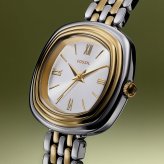 フォッシル FOSSIL 腕時計 レディース EMERSON アナログ ツートーン ステンレススチールウォッチ ES5509【2026 新作】