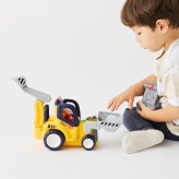 誕生日プレゼント Hola Toys オラトイズ 音がいっぱい はじめてのリモコンショベルカー リモコンカー ラジコン はたらく車 働く車 重機 乗り物 のりもの おもちゃ 音が鳴る メロディ ライト 自動走行 ごっこ遊び 知育玩具 1歳半 18カ月 2歳 3歳 男の子 女の子 お祝い ギフト