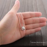 ハワイアンジュエリー ネックレス シルバー バレル シルバー ネックレス 誕生石入れ可 カレイキニ シルバー925 ギフトラッピング可能 チェーン 長さ選べる メンズ レディース 誕生日 プレゼント ハロウィン 【品番：CG-SP3123】