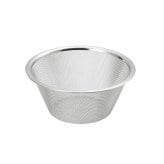 suiro スイロ ステンレス 平縁ザル 大 19cm[ざる 水 水きり 食器洗い乾燥機対応 野菜水切り 調理ザル キッチン小物 水切れ 調理用ザル 水切 食材洗い 食切り ステンレスざる キッチン用品 ザル 調理器具 日本製 水切りざる]