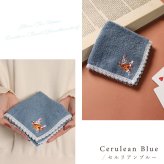 ハンカチ 今治 タオルハンカチ 1枚 不思議の国のアリス トランプウサギ 刺繍 ラッピング無料 日本製