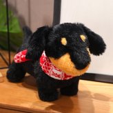 40CM ダックスフント いぬ 犬 ぬいぐるみ リアル 動物 アニマル ふわふわ かわいい 置物 インテリア 子供 おもちゃ ごっこ遊び 誕生日 プレゼント ギフト 癒し