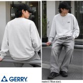 【予約】GERRY ジェリー スウェット ヘンリーネック メンズ レディース gea-m0033 裏起毛 トレーナー 長袖 織りネーム 刺繍 防寒 ビッグシルエット オーバーサイズ アメカジ アウトドア ストリート カジュアル M L XL 2026FW Karlas 別注