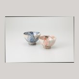 菱葉 組飯碗 磁器 瀬戸焼 やきものの里から、暮らしを贈ります。　ギフト 食器 セット テーブルウェア